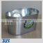 10QT Galvanized Pail Beer Drinking Inner Handles Oval Ice Bucket