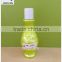personal care use and golden aluminum screw cap type 100ml plastic bottle for lotion
