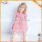 Baby Clothes Manufacturer Wholesale Summer 100% Cotton Short Sleeve Fancy Dresses For Baby Girls