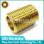 Custom made precision OEM CNC machining threaded bushing