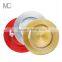 Wholesale Cheap Wedding and Catering Colorful Glass Charger Plates