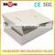 Large Size Folding White Cardboard Boxes Flat Pack With Logo Black Stamping Ribbon Closure For Handbag Luxury Packing