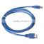 2016 new arrival 0.5/1/1.8m USB 3.0 A Male Plug to Female Socket Super Fast Extension Cable Cord