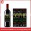 beer wine bottle neck sticky label