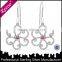 Jewel , High Quality Jewel Supply , 2015 Latest Flower Shaped Silver Jewel