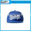 Custom common feature fabric and adults age group blank flat brim 6 panel snapback cap/hat