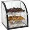 Acrylic Food Display Case Plastic Trays, Black Frame