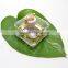 Edelweiss See-Through Wind Up Music Box Gold Plated Retro Music Box