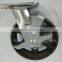 125mm Cast Iron Wheel Heavy Duty Industrial Casters With Double Brake