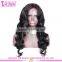 Wholesale Price Body Wave Natural Black Brazilian Hair 180% Density Middle Part Full Lace Wig With Baby Hair