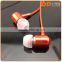 new products 2016 fluorescence earphone for apple metal earbuds glowing headphone for laptop computer