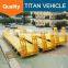 Titan heavy duty 4 axle low bed container car trailer with high quality