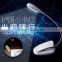 Extra-Bright 4 LED Reading Lamp SMD Flood Light Easy Clip 2 Brightness Settings, Soft Padded Clamp. Perfect for Bookworms