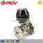 Good quality JIS10K flange connection cast steel pneumatic diaphragm valve