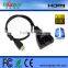 1080p Full-HD 2 Port 2 to 1 HDMI Switch Switcher 2 IN 1 OUT Hub with Remote Control for HDTV PS3 DVD