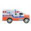 Cheap plastic electric vehicle auxilium toys B/O music and light up Ambulance to kids