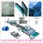 Top selling safety laminated glass made from color pvb film