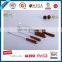 Stainless Steel skewer Grill BBQ Tool Set HB-69030 with Wood Handle Polyresin Handle