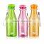 BPA free 550ML PC water bottle a spout lid BPA free sport water bottle with spout