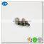 CNC turning electroplating brass thumb screw with knurling straight