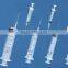 disposable syringe 1ml luer slip and luer lock