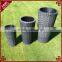3-PC cylindrical shape stackable plastic wicker outdoor garden pots large