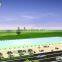 Factory price plastic covered commercial greenhouses