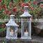 Distressed metal lantern decorate lantern candle lantern