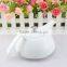 bulk supply wholesale cheap custom logo Euro style white porcelain tea pot, cheap ceramic teapot