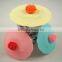 new design cartoon shaped silicone cup cover cup lid waterproof dust resistant cup cover