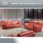 modern itlian geniune leather sofas for living room