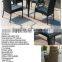 rattan dining set with rectangle table and chairs outdoor furniture