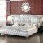 antique white bedroom furniture / white bedroom furniture / white glossy bedroom LV-B9022