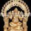 Indoor Decoration Metal Bronze Buddha Indonesian Statues for Temple