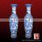 Antique blue and white high hell ceramic vase flower wholesale