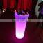 China Manufactuer colorful Unique design round clear plastic ice buckets wholesale