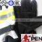 sheepskin fire retardant 3m reflective black cuff hand protected police cleaner worker fireman gloves