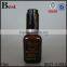 15 ml amber glass bottle lotion pump essential oil fragrance perfume 15 ml amber glass bottle screen printing cosmetic packaging
