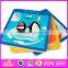 2016 New products children educational toy wooden card puzzle games W14C073