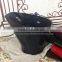 New Design Durable Fireplace Coal Bucket Powder Coated Black Metal Coal Bucket