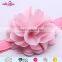 Wholesale hair accessory girls hairbands ribbon cheer bows headbands for baby girls