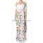 floral print lace trim maxi dress elegant woman dress party dresses