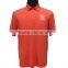 Hi-Q Blank Custom Orange 100% cotton Short Sleeve Polo T-shirt