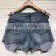 GZY latest summer high waist women denim shorts