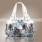 zm50110 europe fashion women bag wholesale printed ladies handbags