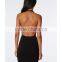 Sexy deep plunge neck bodycon fit dress designer one piece party dress