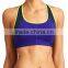 Custom women seamless Gym fashion printing yoga fitness sports bra wholesale