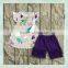 2017 Thailand Clothes Wholesale American Kids Clothes Children Girls Halloween Boutique Outfit