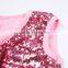 velvet frock design photos new style sequin fur kids vest