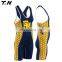 High quality sublimation wrestling wear custom